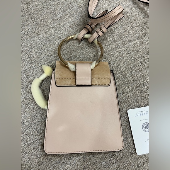 Chloe Faye bracelet mini bag nude blush pink new - Picture 7 of 12